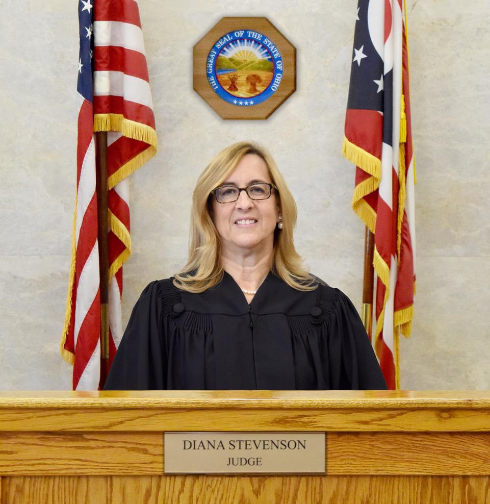 Judge Diana Stevenson in judicial robes